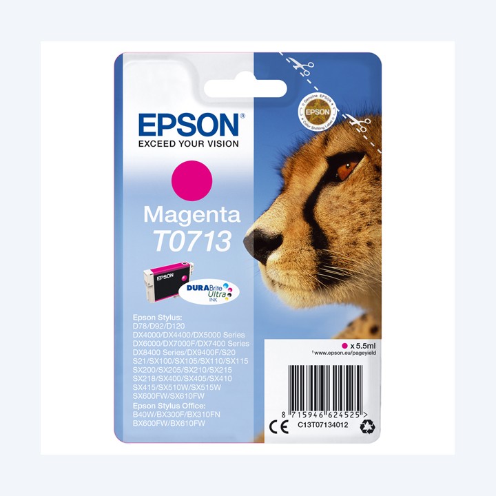 Epson Cartuccia ink Magenta T0713 C13T07134012 5,5ml | Ecotempo