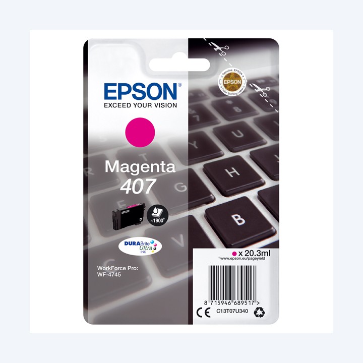 Epson Cartuccia Ink Magenta C13T07U340 38,1 ml | Ecotempo