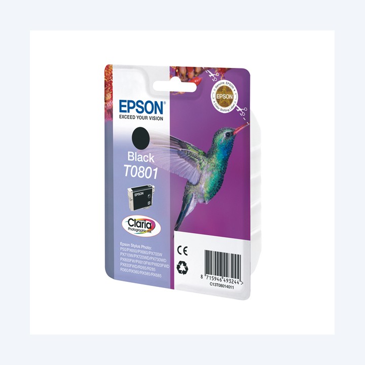 Epson Cartuccia ink Nero Photo T0801 C13T08014011 7,4ml | Ecotempo