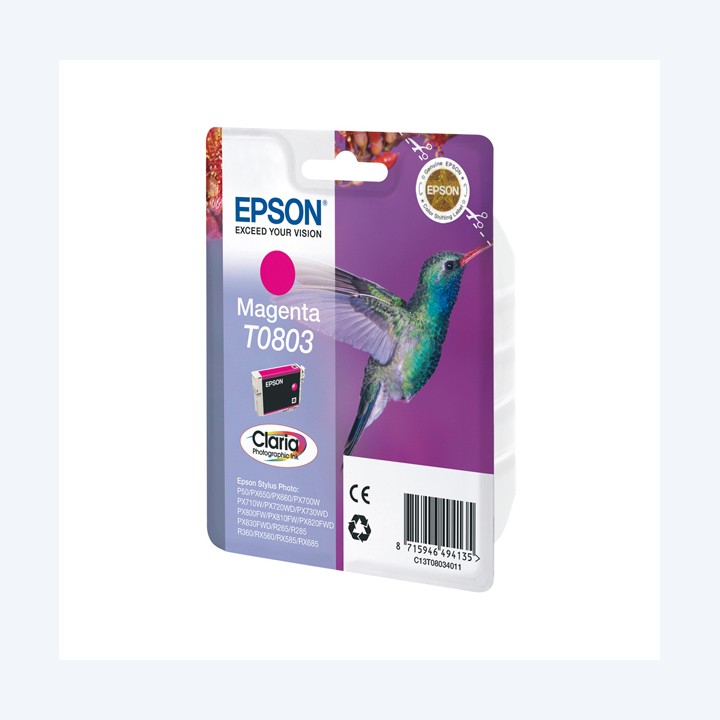 Epson Cartuccia ink Magenta Photo T0803 — EPST08034011 | Ecotempo