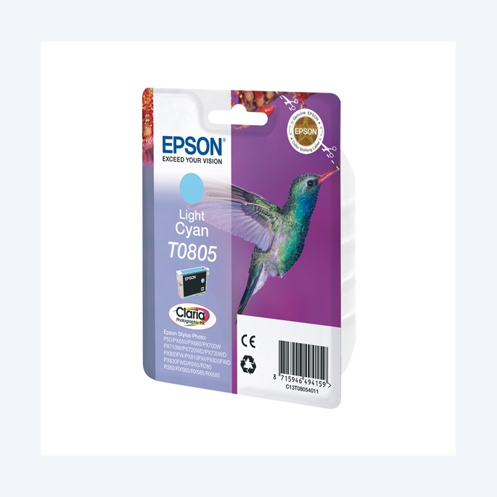Epson Cartuccia ink Ciano chiaro T0805 — EPST08054011 | Ecotempo