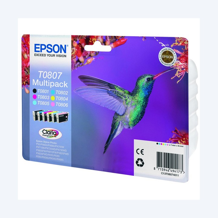Epson Cartuccia ink C/M/Y/K/C CH/M CH — EPST08074011 | Ecotempo