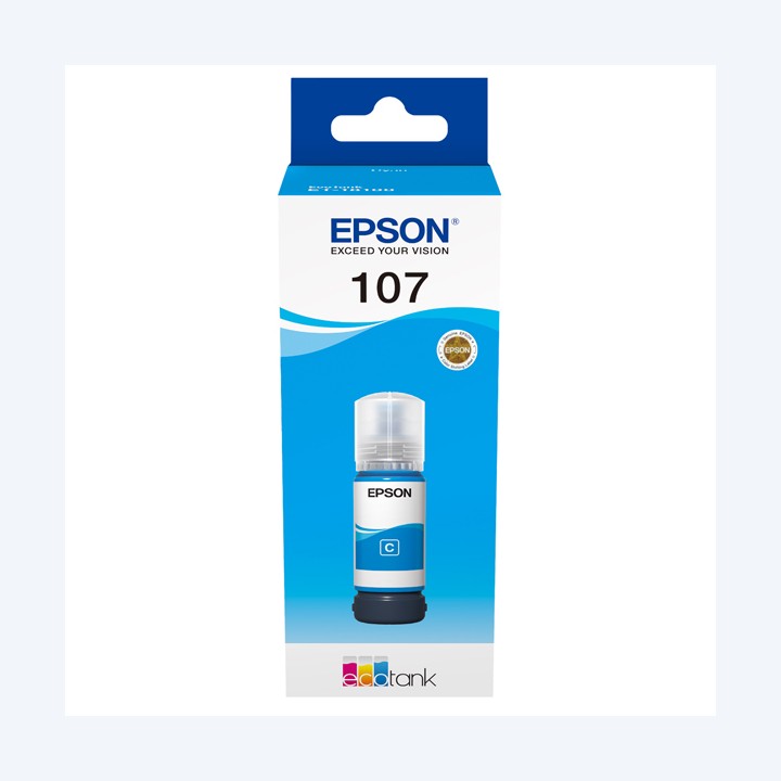 Epson Cartuccia EcoTank 107 Ciano C13T09B240 | Ecotempo