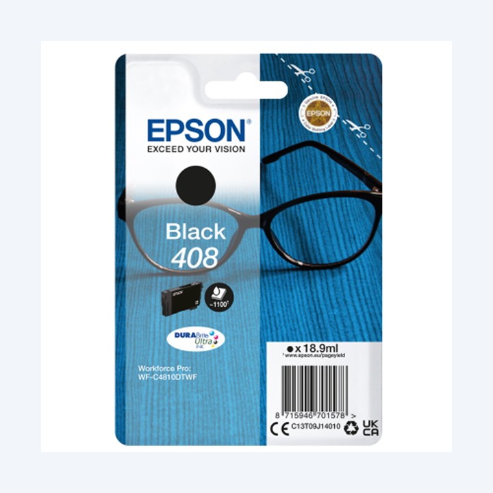 Epson Cartuccia DuraBrite Ultra 408 Nero C13T09J14010 | Ecotempo