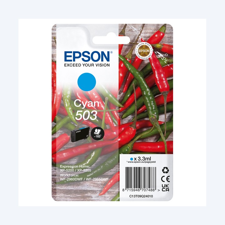 Epson Cartuccia Ciano 503 C13T09Q24010 3,3 ml | Ecotempo