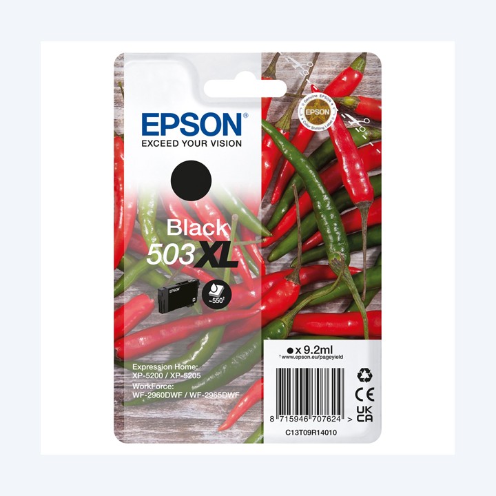 Epson Cartuccia Nero 503XL C13T09R14010 9,2 ml | Ecotempo