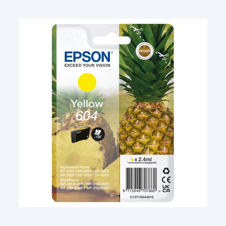 Epson Cartuccia Giallo 604 C13T10G44010 2,4 ml | Ecotempo