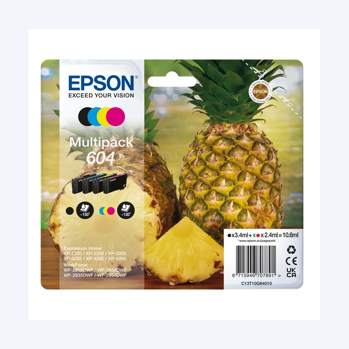 Epson Multipack Cartucce 604 BK/C/M/G C13T10G64010 | Ecotempo