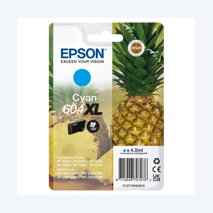 Epson Cartuccia Ciano 604XL C13T10H24010 4 ml | Ecotempo