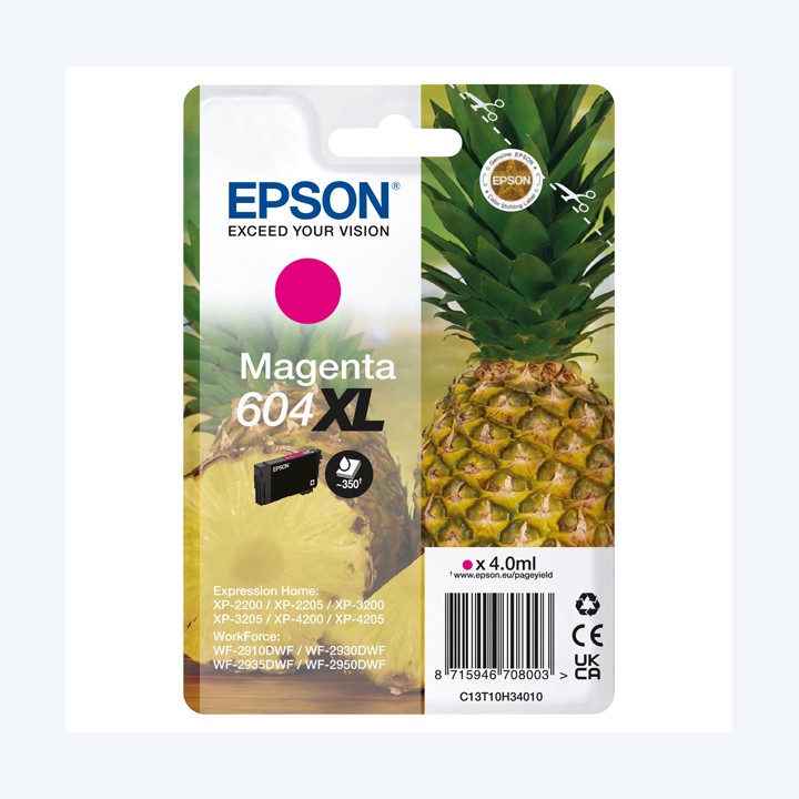 Epson Cartuccia Magenta 604XL C13T10H34010 4 ml | Ecotempo