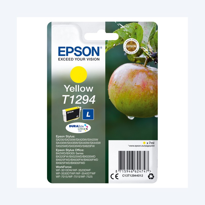 Epson Cartuccia ink Giallo T1294 C13T12944012 7ml | Ecotempo