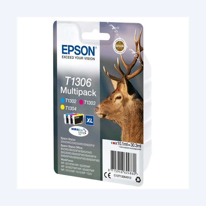 Epson Multipack Cartuccia ink C/M/Y — EPST13064012 | Ecotempo