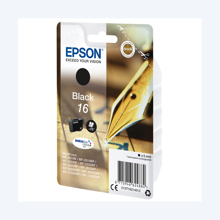 Epson Cartuccia ink 16 Nero C13T16214012 5,4ml | Ecotempo