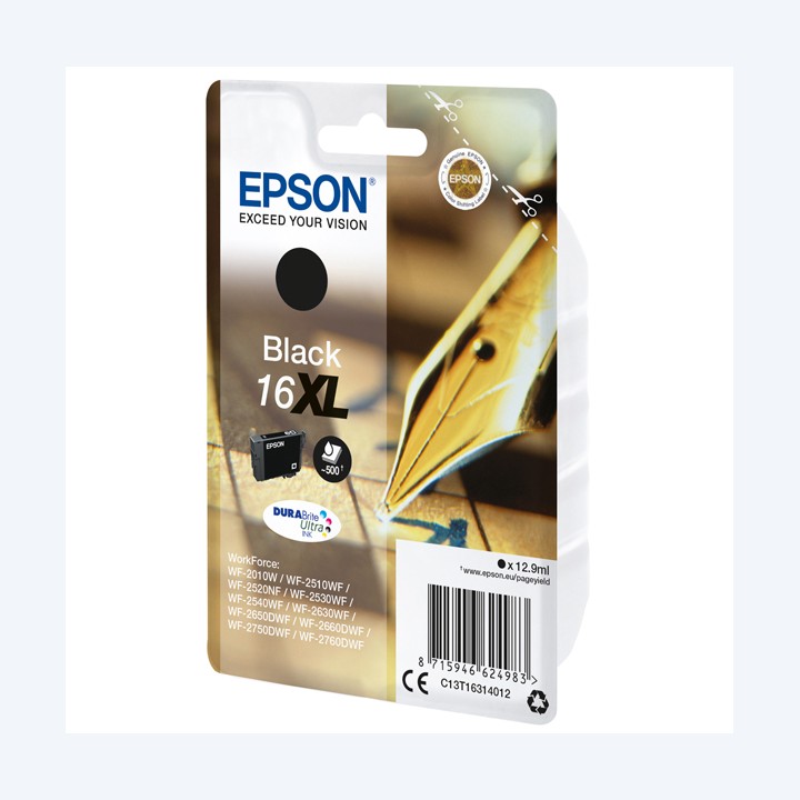 Epson Cartuccia ink 16XL Nero C13T16314012 12,9ml | Ecotempo
