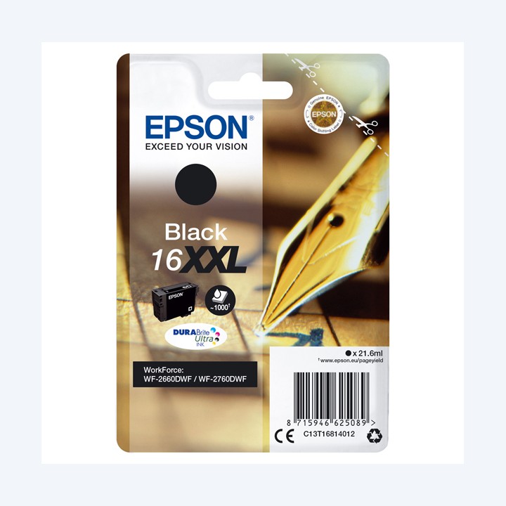 Epson Cartuccia ink 16XXL Nero C13T16814012 21,6ml | Ecotempo