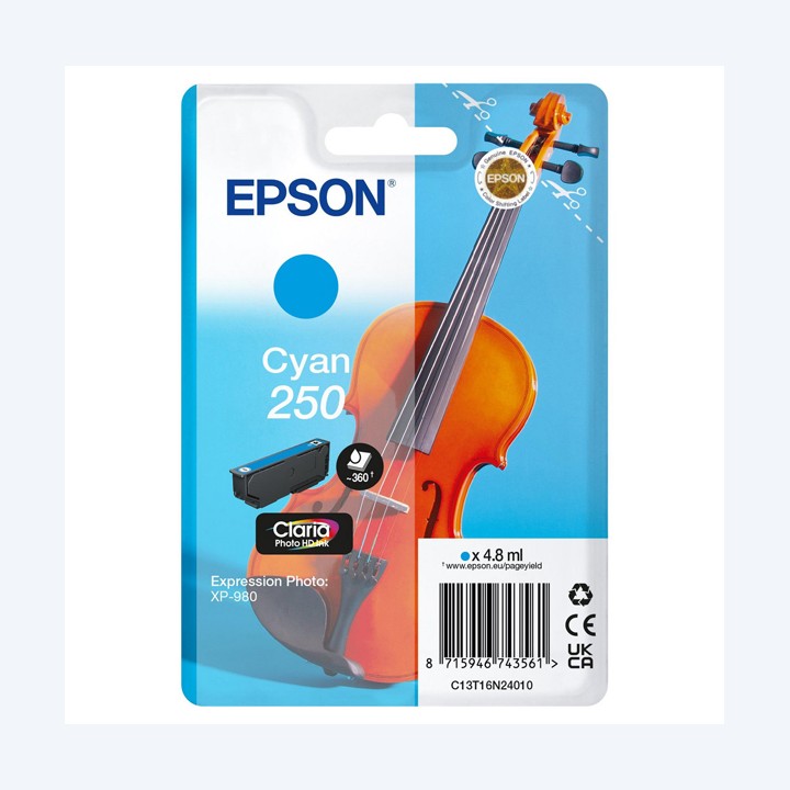 Epson Cartuccia Ciano 205 Violin — EPST16N24010 | Ecotempo