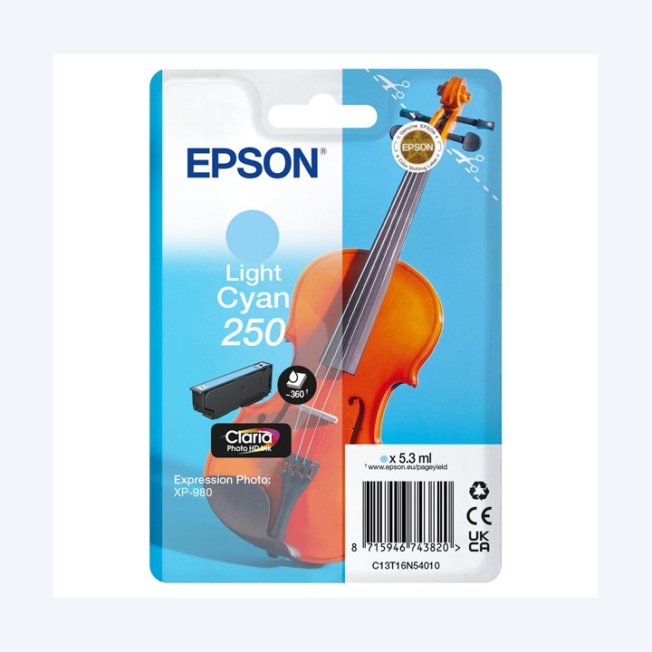 Epson Cartuccia Ciano Light 205 Violin — EPST16N54010 | Ecotempo