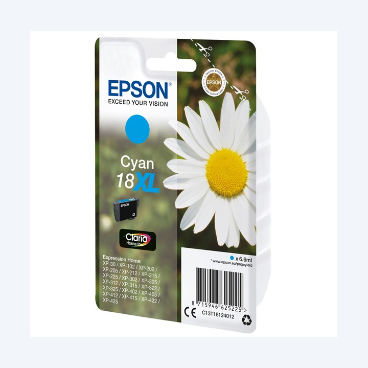 Epson Cartuccia ink 18XL Ciano C13T18124012 6,6ml | Ecotempo