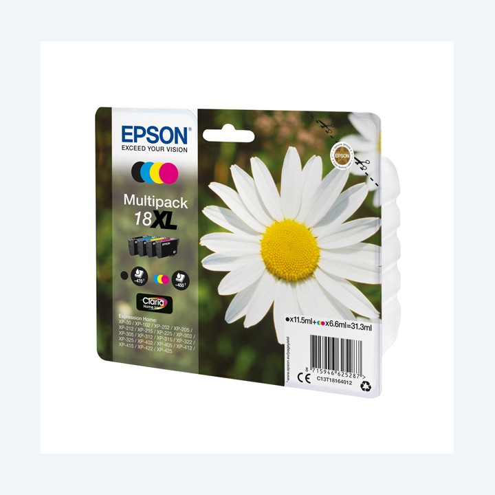 Epson Cartuccia ink 18XL C/M/Y/K — EPST18164012 | Ecotempo