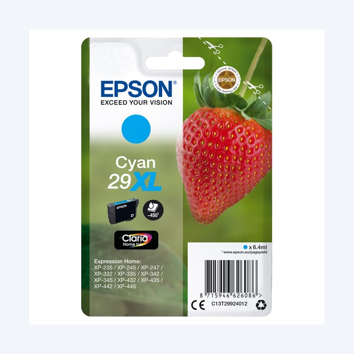 Epson Cartuccia ink 29XL Ciano C13T29924012 6,4ml | Ecotempo