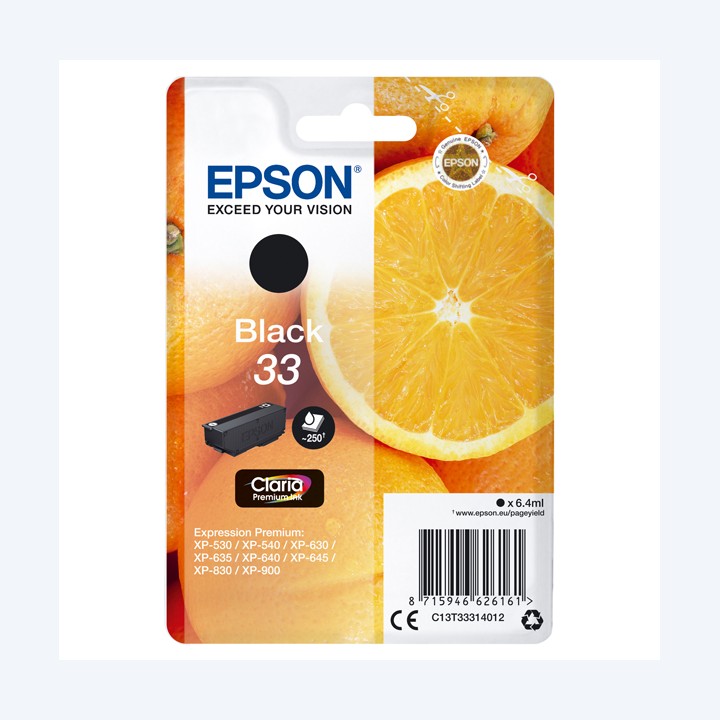 Epson Cartuccia ink 33 Nero C13T33314012 6,4ml | Ecotempo