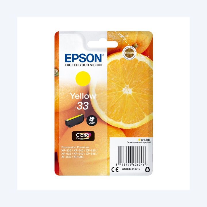 Epson Cartuccia ink 33 Giallo C13T33444012 6,4ml | Ecotempo