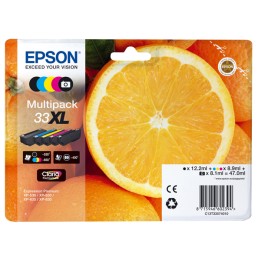 Epson Cartuccia ink 33XL C/M/Y/K/K PH — EPST33574011 | Ecotempo