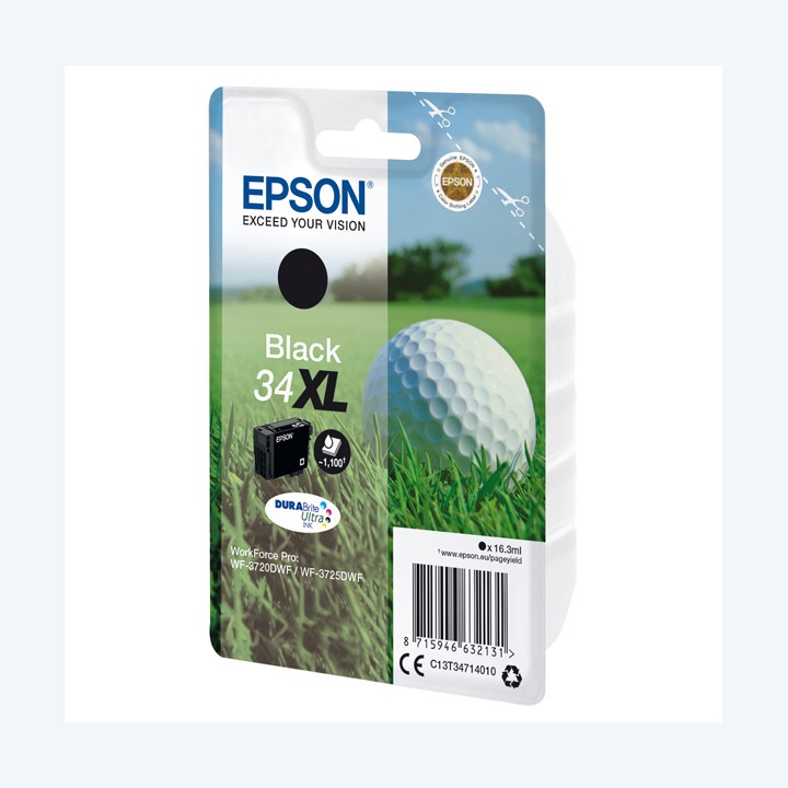 Epson Cartuccia ink 34XL Nero C13T34714010 16,3ml | Ecotempo
