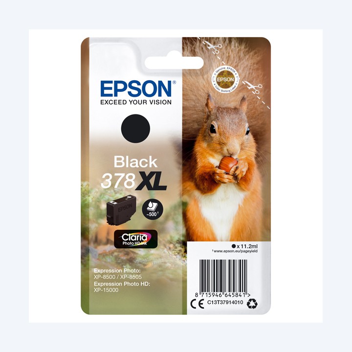 Epson Cartuccia ink 378XL Nero C13T37914010 11,2ml | Ecotempo