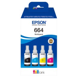 Epson Ecotank Multipack 664 BK/C/M/Y C13T664640 | Ecotempo