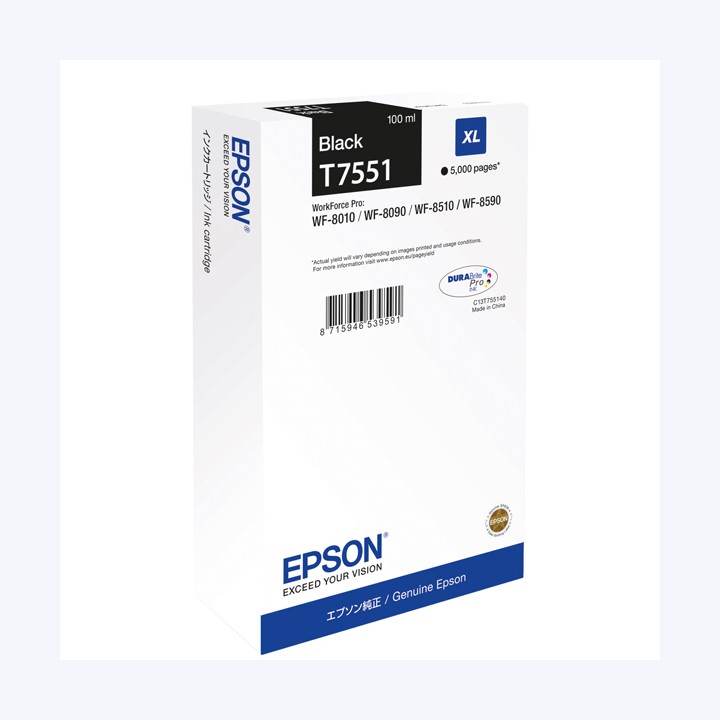 Epson Tanica Nero T7551 C13T75514N 100ml | Ecotempo