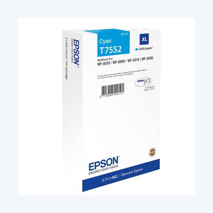Epson Tanica Ciano T7552 C13T75524N 39ml | Ecotempo