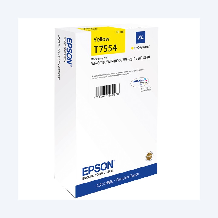 Epson Tanica Giallo T7554 C13T75544N 39ml | Ecotempo