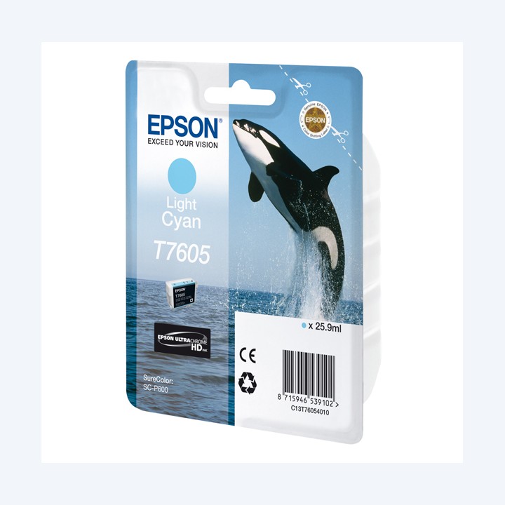 Epson Cartuccia ink Ciano chiaro T7605 — EPST76054010 | Ecotempo