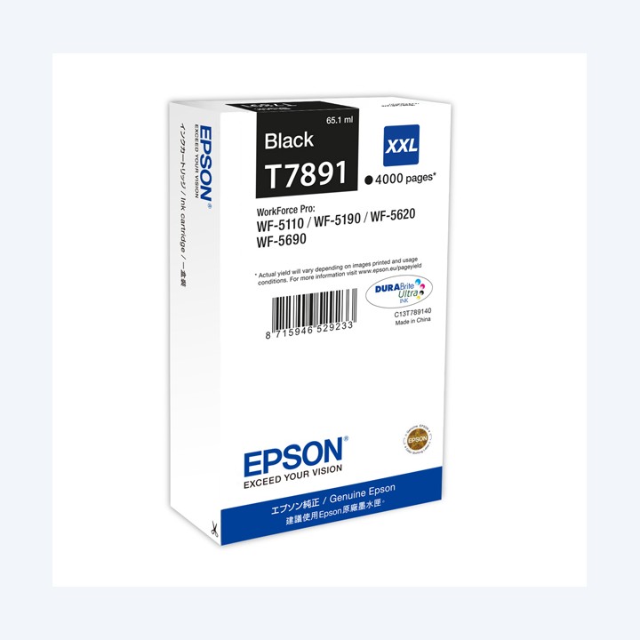 Epson Tanica Nero T7891 C13T789140 65,1ml | Ecotempo