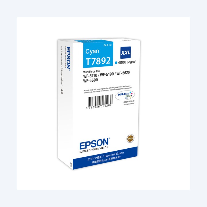 Epson Tanica Ciano T7892 C13T789240 34,2ml | Ecotempo
