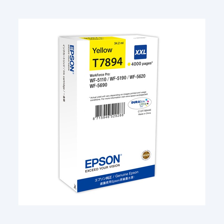 Epson Tanica Giallo T7894 C13T789440 34,2ml | Ecotempo