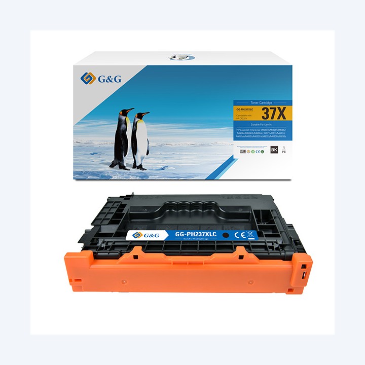 G&G Toner Compatibile per Hp CF237X Nero 25.000 pag | Ecotempo