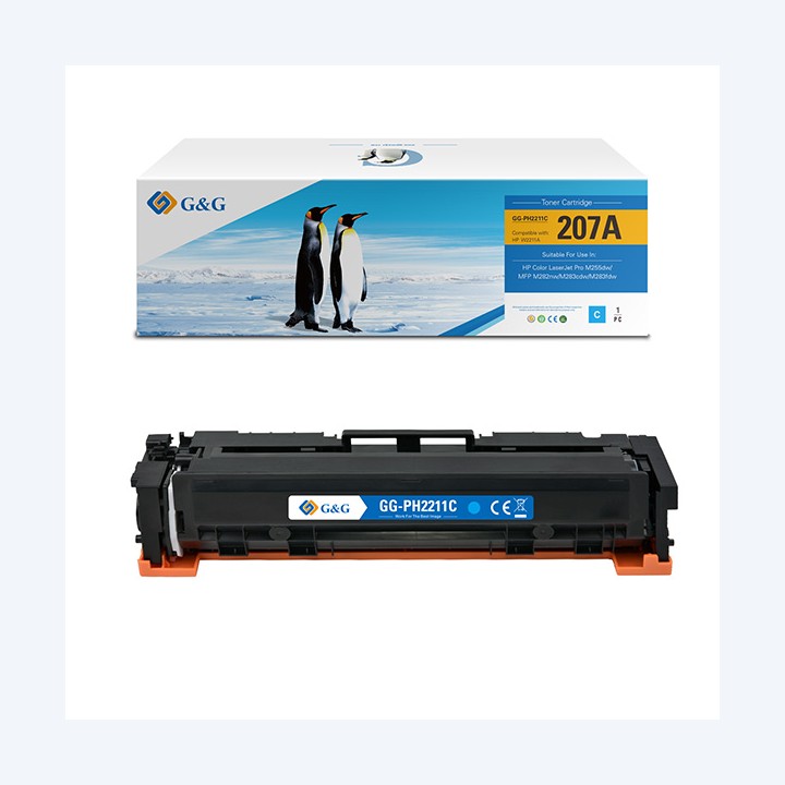 G&G Toner Compatibile per Hp W2211A Ciano 1.250 pag | Ecotempo