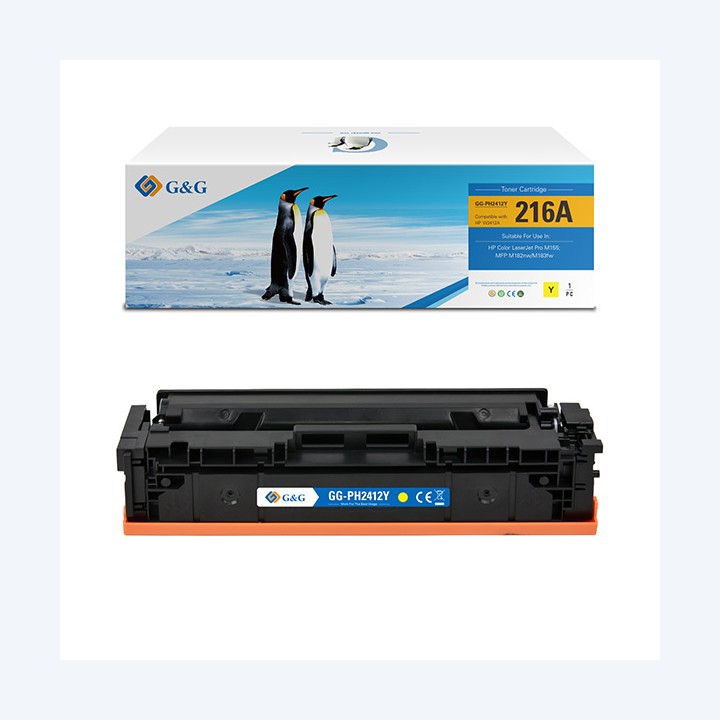 G&G Toner Compatibile per Hp W2412A- Giallo 850 pag | Ecotempo