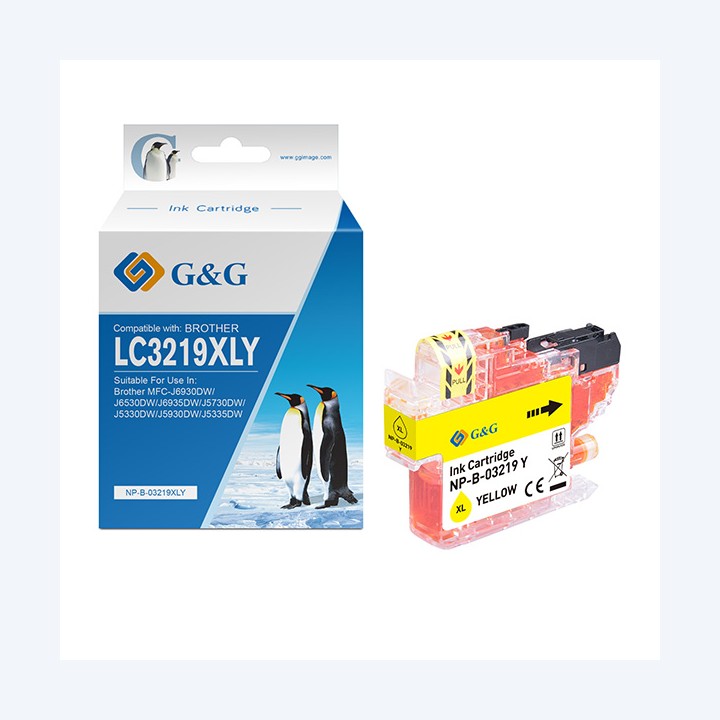 G&G Cartuccia ink Compatibile per — GGNINKB3219XLY | Ecotempo