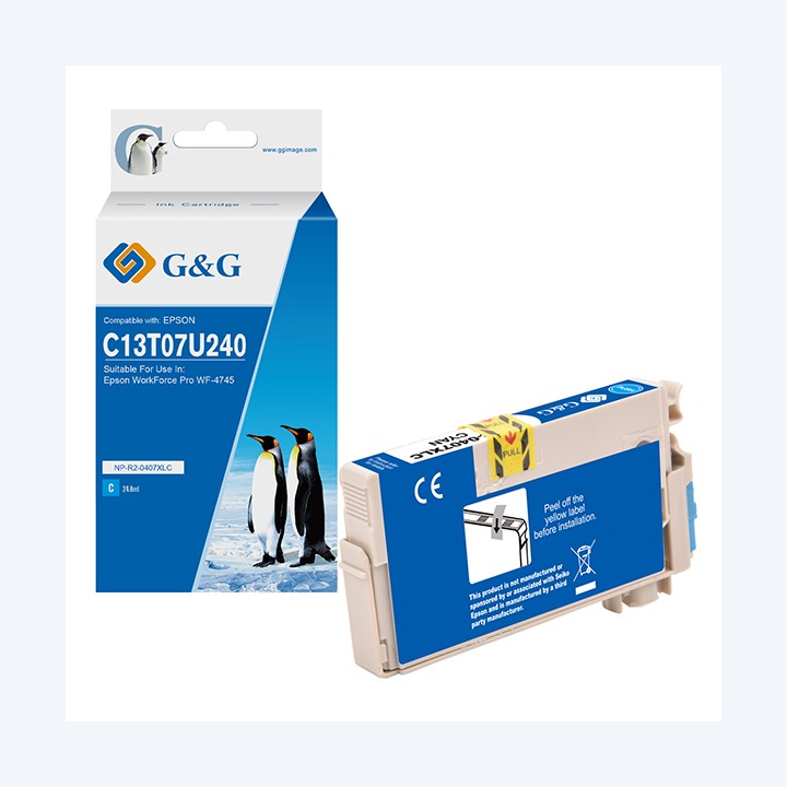 G&G Cartuccia ink Compatibile per Epson — GGNINKE407XLC | Ecotempo