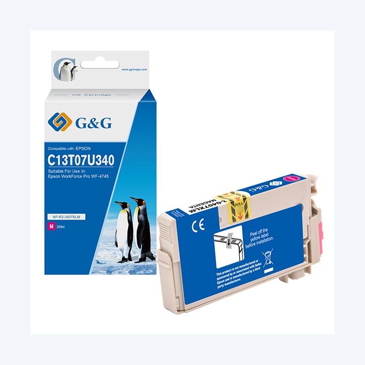 G&G Cartuccia ink Compatibile per Epson — GGNINKE407XLM | Ecotempo