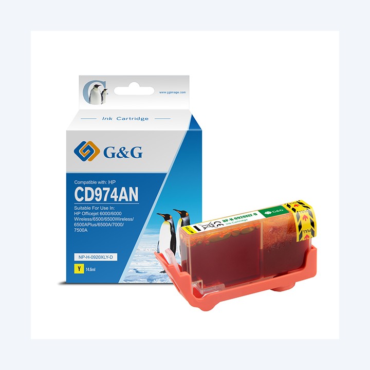 G&G Cartuccia ink Compatibile per HP 920XL Giallo | Ecotempo