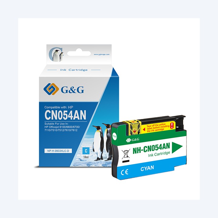 G&G Cartuccia ink Compatibile per HP 933 Ciano | Ecotempo