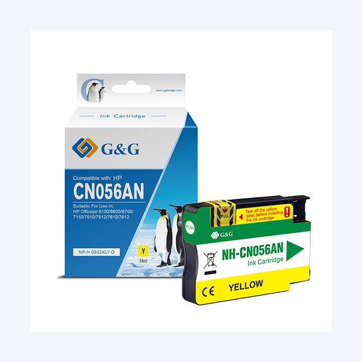 G&G Cartuccia ink Compatibile per HP 933 Giallo | Ecotempo