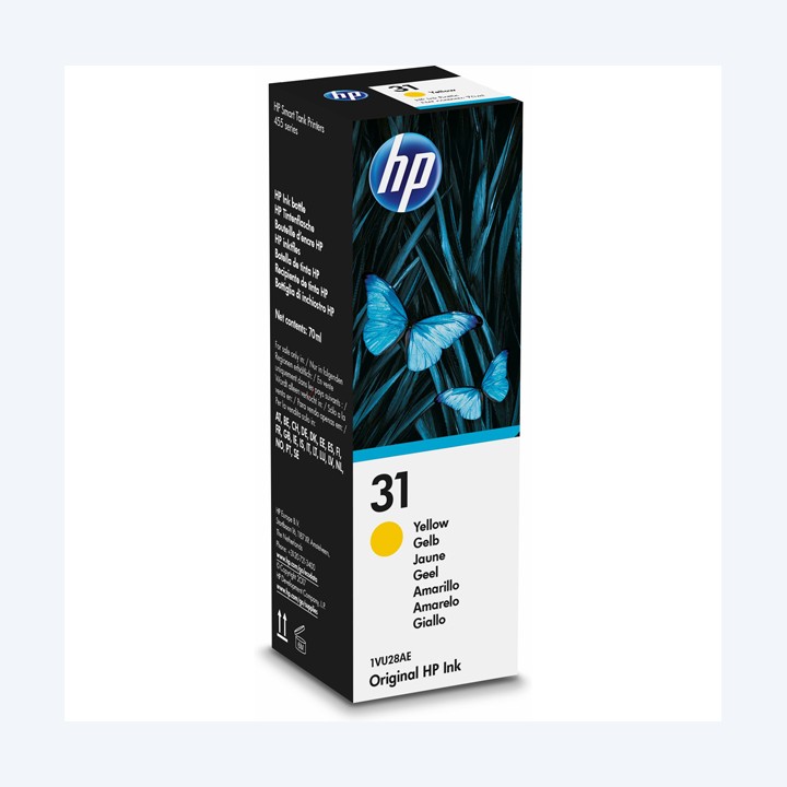 Hp Flacone inchiostro originale 31 Giallo 1VU28AE 70 ml | Ecotempo