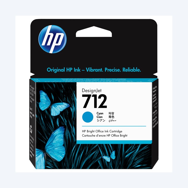 Hp Cartuccia Ink originale 712 blu ciano 3ED67A 29 ml | Ecotempo