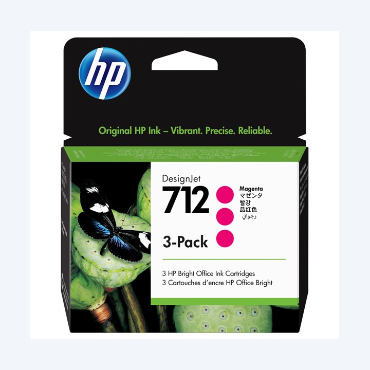 Hp Conf. 3 Cartucce ink originale 712 — HP3ED78A | Ecotempo