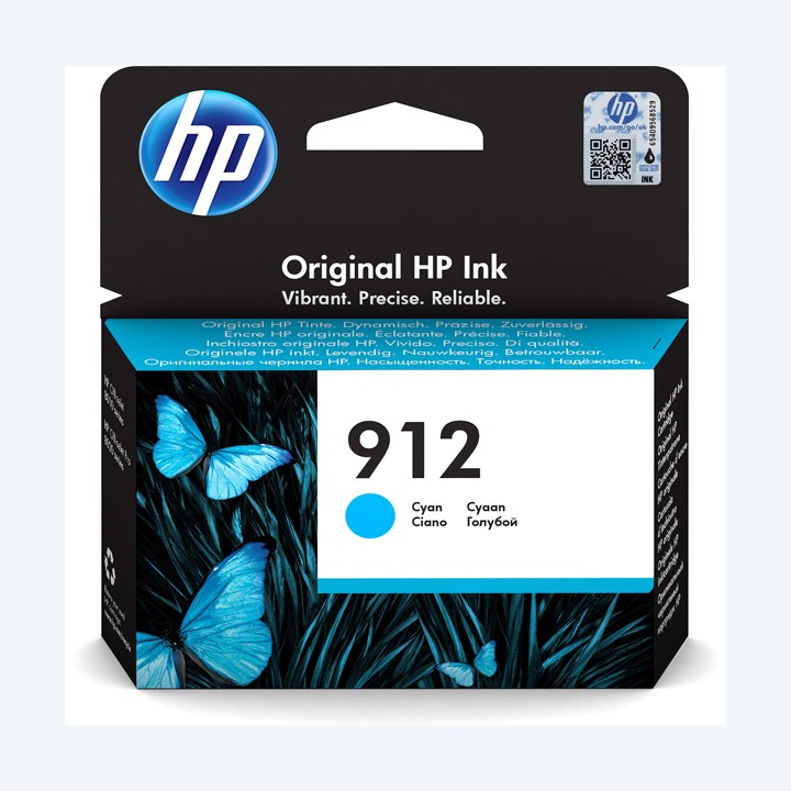 Hp Cartuccia ink originale 912 Ciano 3YL77AE 315 pag | Ecotempo